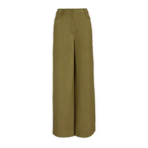Trousers > Wide Trousers - - Alberta Ferretti - Modalova