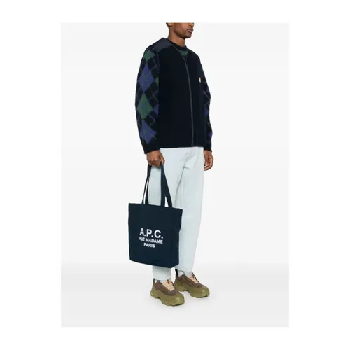 A.p.c. - Bags > Tote Bags - Blue - A.p.c. - Modalova