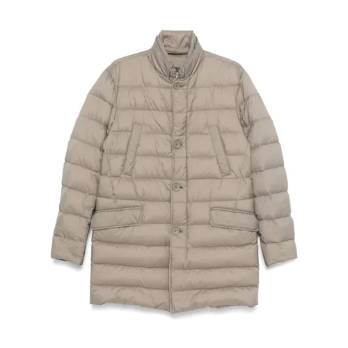 Herno - Coats > Down Coats - Gray - Herno - Modalova