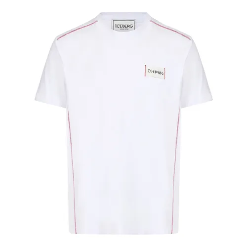 Iceberg - Tops > T-Shirts - White - Iceberg - Modalova