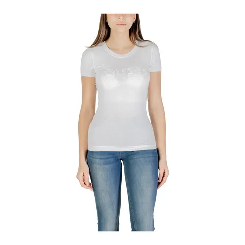 Guess - Tops > T-Shirts - White - Guess - Modalova