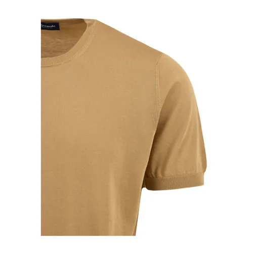 Drumohr - Tops > T-Shirts - Brown - Drumohr - Modalova
