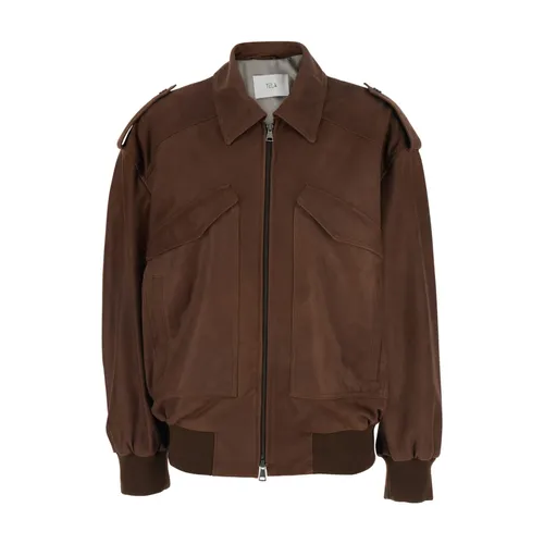 Jackets > Bomber Jackets - - Tela - Modalova