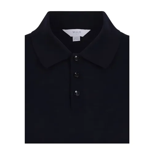 Malo - Tops > Polo Shirts - Blue - Malo - Modalova