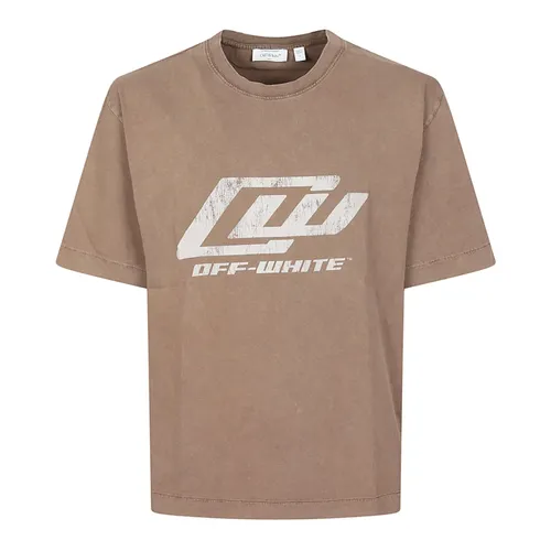 Tops > T-Shirts - - Off White - Modalova