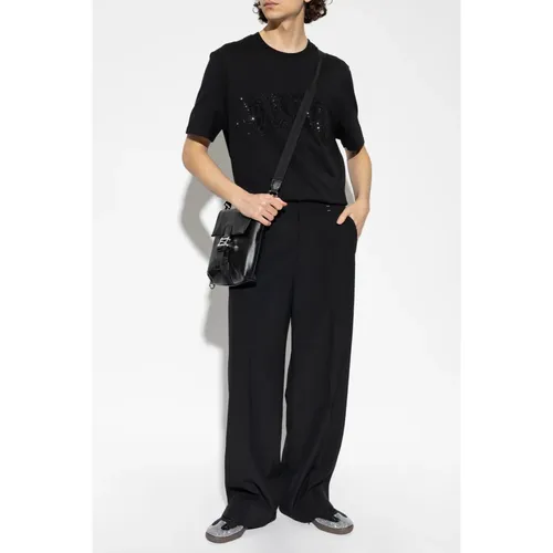 Balmain - Tops > T-Shirts - Black - Balmain - Modalova