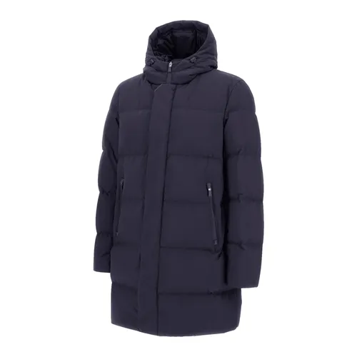 Herno - Coats > Parkas - Blue - Herno - Modalova