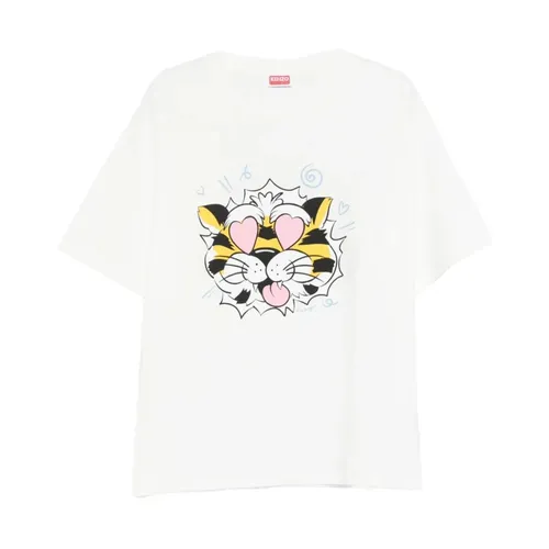 Kenzo - Tops > T-Shirts - White - Kenzo - Modalova