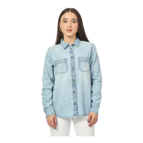 Blouses & Shirts > Denim Shirts - - Guess - Modalova