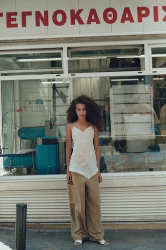 Top Asymétrique Crochet - Pull&Bear - Modalova