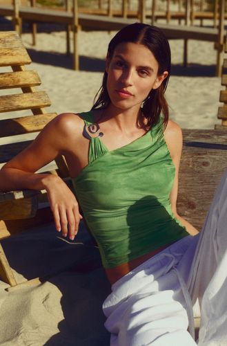 Top Drapé Asymétrique - Pull&Bear - Modalova