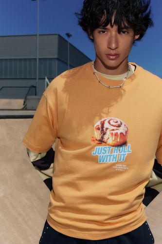 T-Shirt Stwd Imprimé Cinnamon Roll - Pull&Bear - Modalova