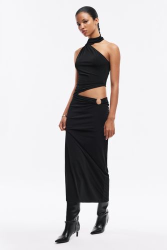 Robe Midi Découpée - Pull&Bear - Modalova