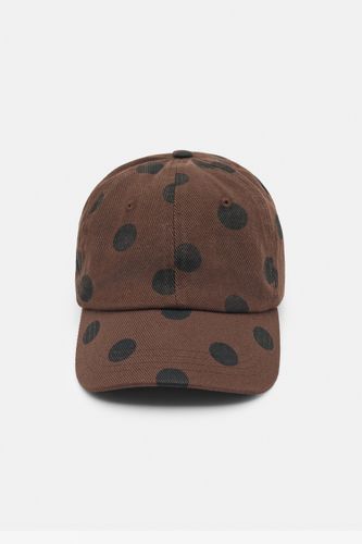 Casquette Marron À Pois - Pull&Bear - Modalova