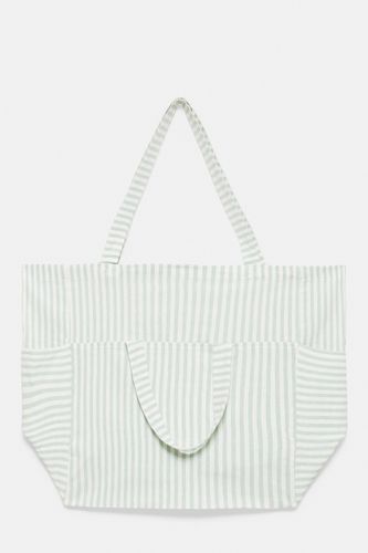 Grand Tote Bag Rayé - Pull&Bear - Modalova