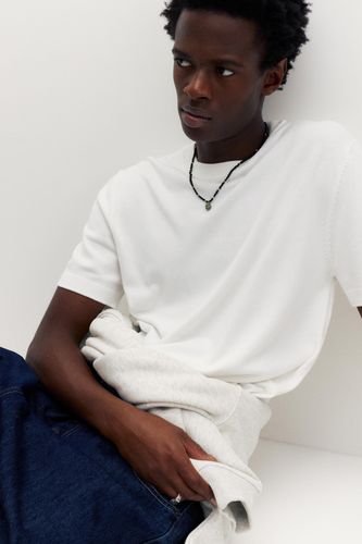 Pull À Manches Courtes - Pull&Bear - Modalova