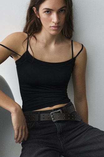 Top Basique À Bretelles Réglables - Pull&Bear - Modalova