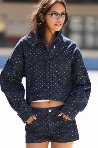 Veste En Jean À Pois - Pull&Bear - Modalova