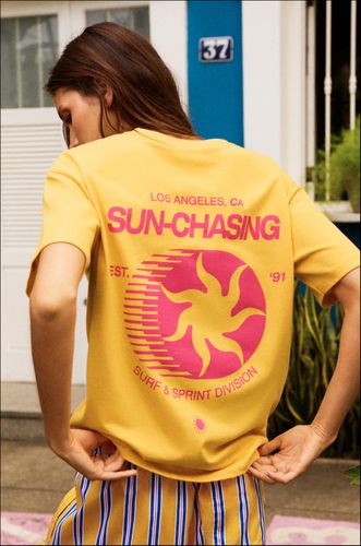T-Shirt Graphique Soleil - Pull&Bear - Modalova
