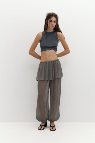 Pantalon Bouffant Combiné À Une Jupe - Pull&Bear - Modalova