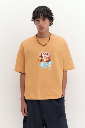 T-Shirt Stwd Imprimé Cinnamon Roll - Pull&Bear - Modalova