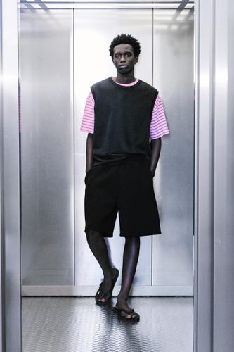 Short Jogging Effet Néoprène - Pull&Bear - Modalova