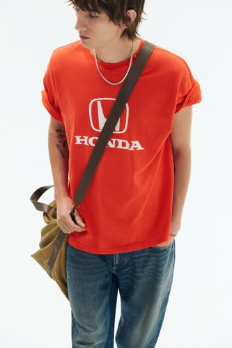 T-Shirt Honda Logo Relaxed Fit - Pull&Bear - Modalova