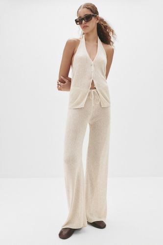 Pantalon Fluide En Maille - Pull&Bear - Modalova