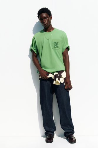 T-Shirt Regular Poche Graphique - Pull&Bear - Modalova