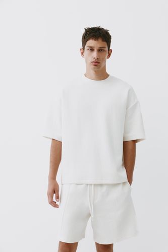 Sweat Interlock À Manches Courtes - Pull&Bear - Modalova