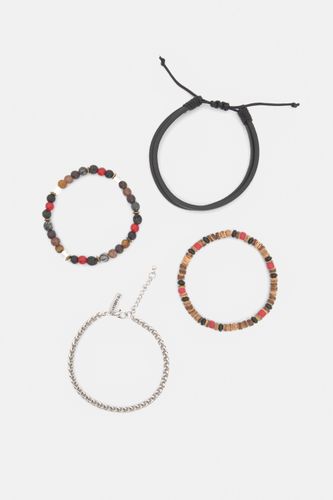 Lot De 4 Bracelets À Perles - Pull&Bear - Modalova