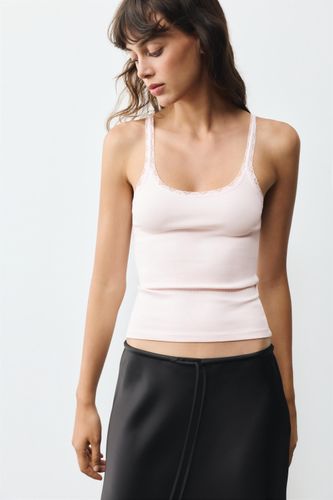 Débardeur Dentelle - Pull&Bear - Modalova