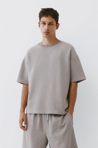 Sweat Interlock À Manches Courtes - Pull&Bear - Modalova