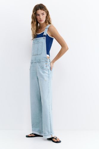 Salopette Longue En Jean - Pull&Bear - Modalova