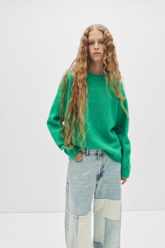Pull En Maille Douce - Pull&Bear - Modalova