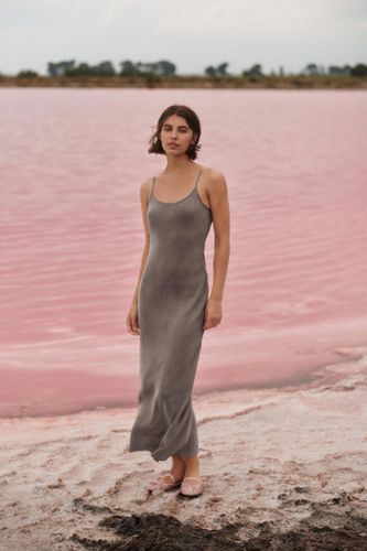 Robe Midi Satinée - Pull&Bear - Modalova