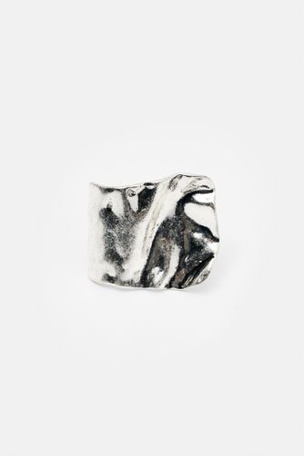 Bague Carrée Sculpture - Pull&Bear - Modalova
