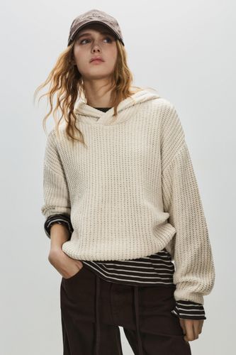 Pull Chenille Capuche - Pull&Bear - Modalova