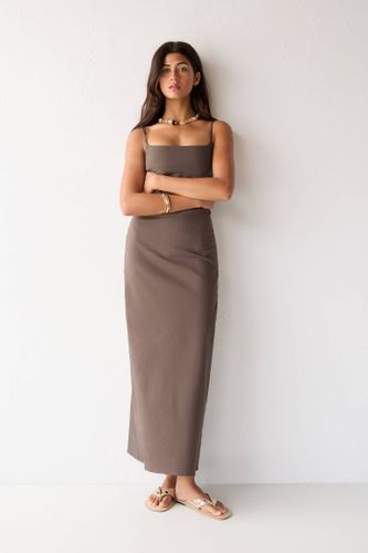 Robe Midi À Bretelles - Pull&Bear - Modalova