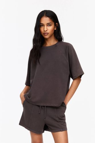 Short De Survêtement Nervuré - Pull&Bear - Modalova