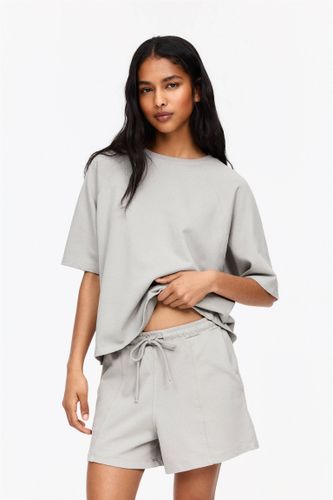 Short De Survêtement Nervuré - Pull&Bear - Modalova