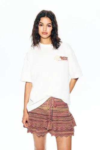 T-Shirt Graphique Soleil - Pull&Bear - Modalova
