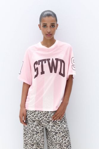 T-Shirt Football 91 Rose Stwd - Pull&Bear - Modalova