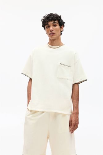 T-Shirt Coutures Contrastantes - Pull&Bear - Modalova
