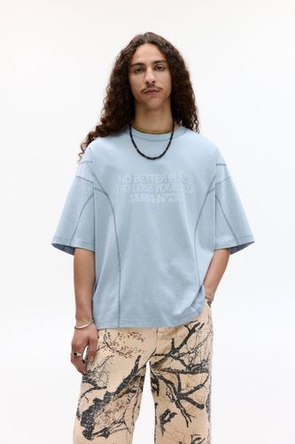 T-Shirt Stwd Coutures Inscription - Pull&Bear - Modalova