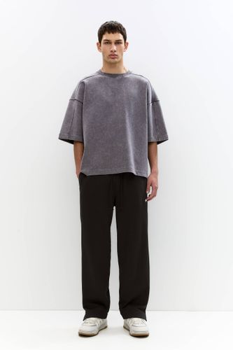 Pantalon De Survêtement Molletonné - Pull&Bear - Modalova