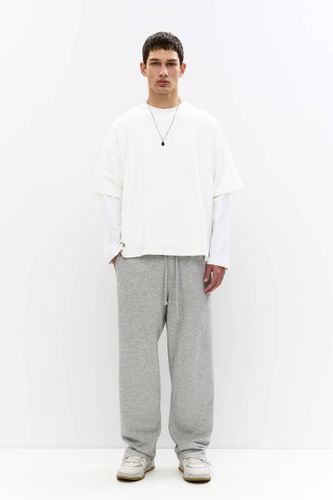 Pantalon De Survêtement Molletonné - Pull&Bear - Modalova