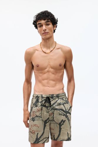 Maillot De Bain Imprimé Branches - Pull&Bear - Modalova