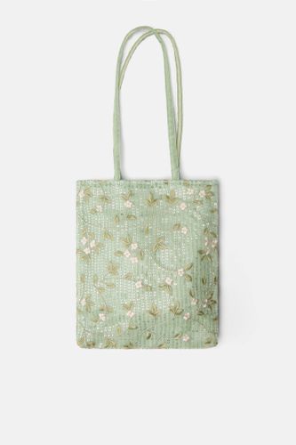 Sac Fleurs Perles - Pull&Bear - Modalova