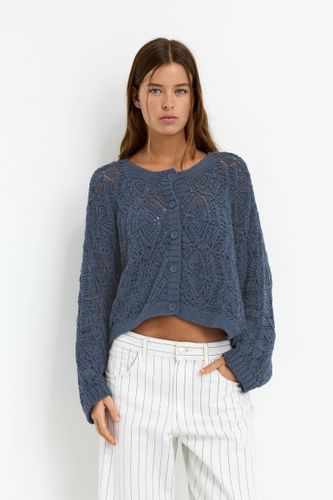 Cardigan Crochet Oversize - Pull&Bear - Modalova